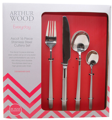 Arthur Wood Ascot 16pc Cutlery Set
